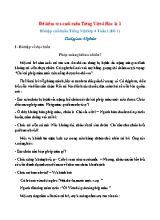 Đề kiểm tra cuối tuần Tiếng Việt 4 Học kì 1